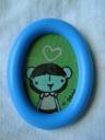 Little Bear Framed Magnet by s. jane